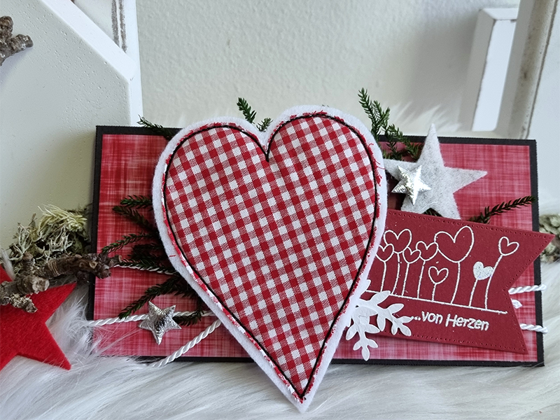 Skandinavische Weihnachten God Jul Set - doodle Stickdatei